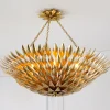 Olive Leaf Convertible Chandelier - 8 Light