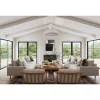 Olive Leaf Convertible Halo Chandelier - 24"