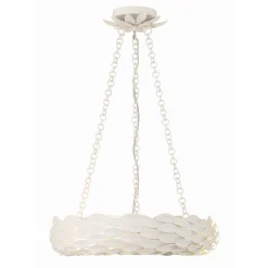Olive Leaf Convertible Halo Chandelier - 18