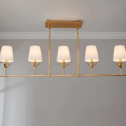 Olive Leaf Island Chandelier