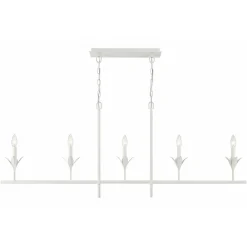 Olive Leaf Island Chandelier