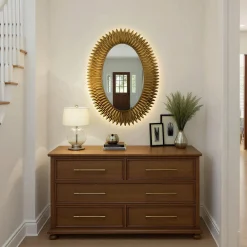 Olive Leaf LED Mirror - 31