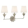 Olive Leaf Petal Vanity Light - 3 Light