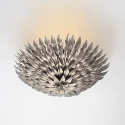 Olive Leaf Semi-Flush Ceiling Light - 4 Light