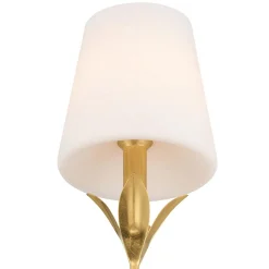 Olive Leaf Stem Bath Sconce - 1 Light
