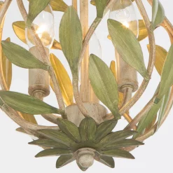 Olive Leaf Vine Lantern - 3 Light