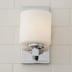 Opal Barrel Bath Sconce