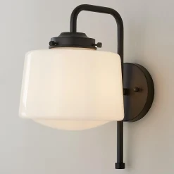 Opal Schoolhouse Sconce