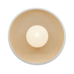 Oracle Ceramic Sconce - Bisque