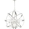 Orbit Globe Chandelier - 6 Light