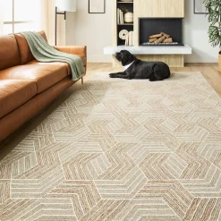 Orbital Hand-Hooked Rug
