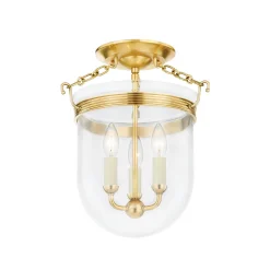 Ortensia Glass Bell Ceiling Light