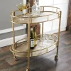 Oval Bar Cart