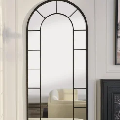 Oversized Arch Window Mirror