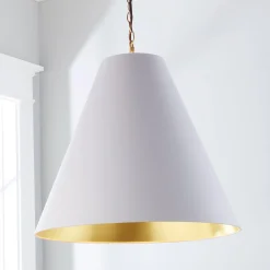 Oversized Cone Paper Shade Pendant
