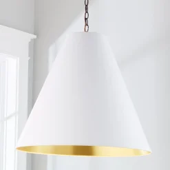 Oversized Cone Paper Shade Pendant