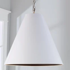 Oversized Cone Paper Shade Pendant