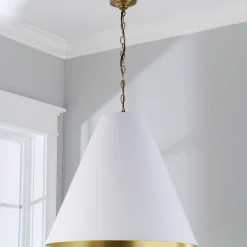 Oversized Cone Paper Shade Pendant