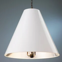 Oversized Cone Paper Shade Pendant