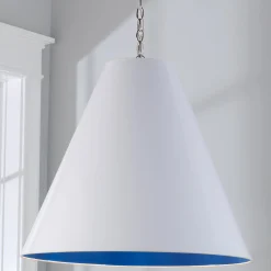 Oversized Cone Paper Shade Pendant