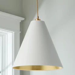 Paper Cone Pendant