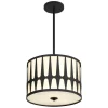 Patterned Abelia Pendant