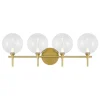 Pavane LED Vanity Light - 4 Light - Clear