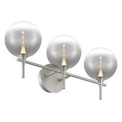 Pavane LED Vanity Light - 3 Light - Smoke