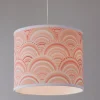 Peach Rainbow Shade Pendant