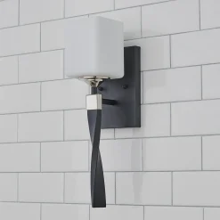Pedestal Twist Bath Sconce