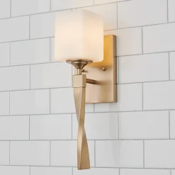 Pedestal Twist Bath Sconce