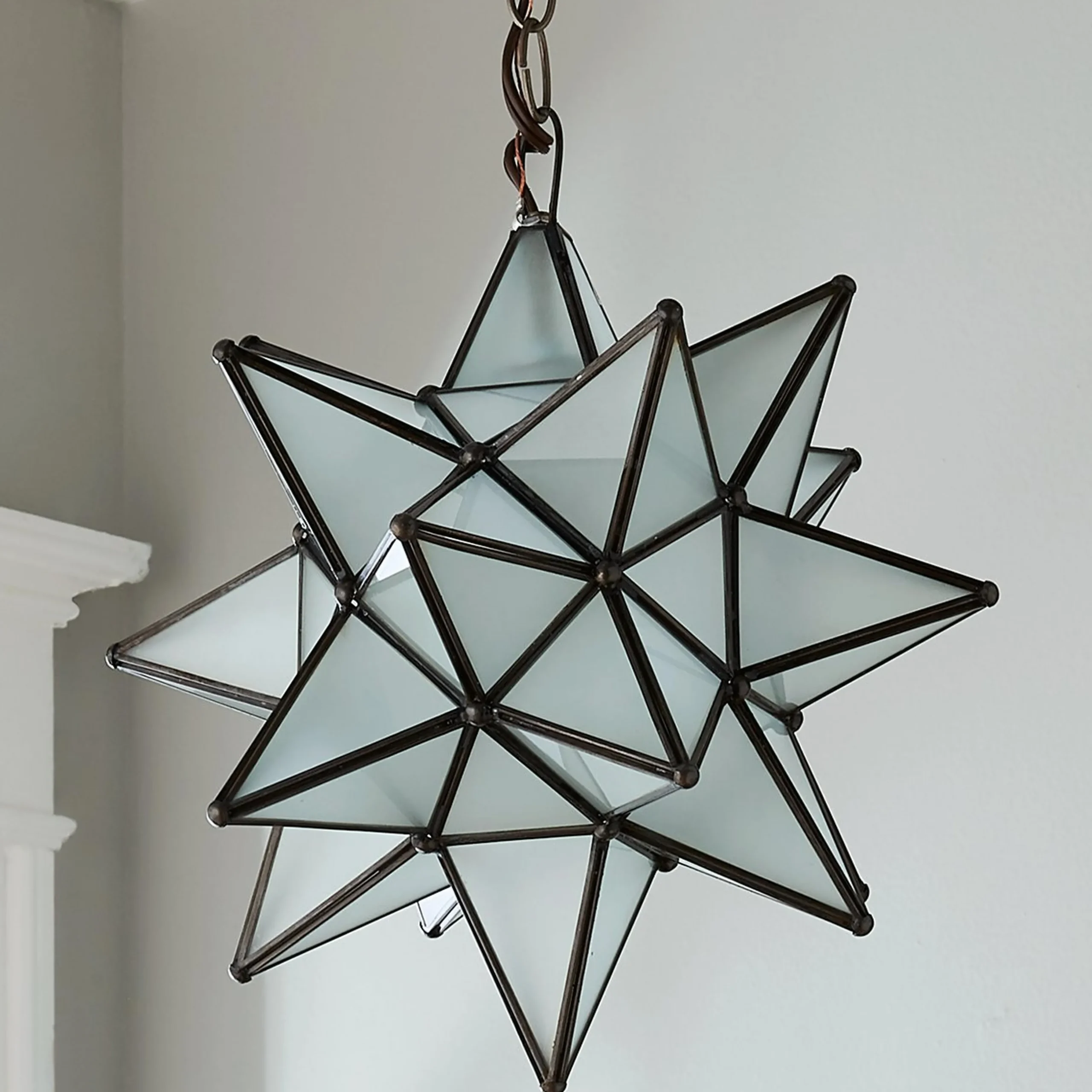 Petite Moravian Star Pendant