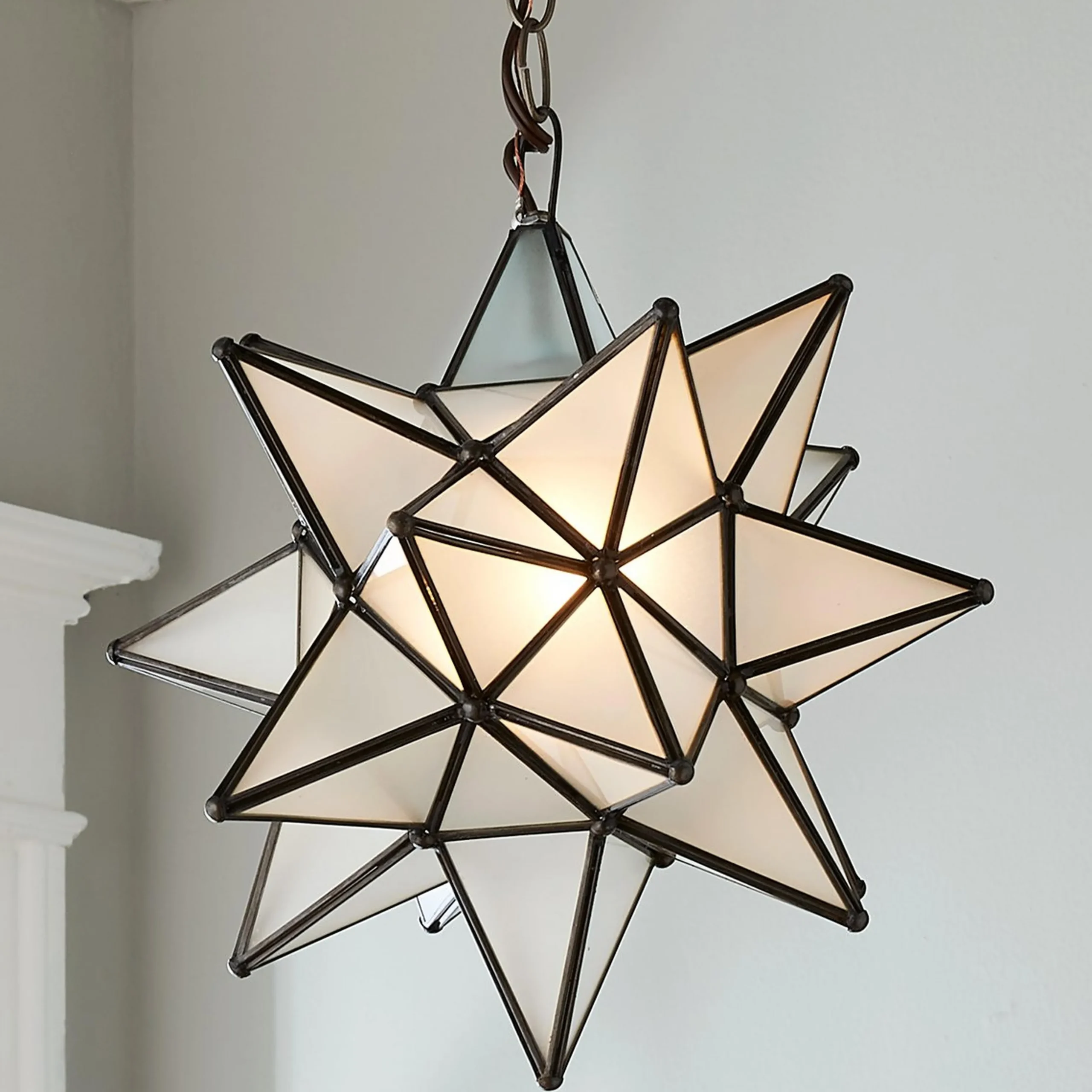 Petite Moravian Star Pendant