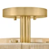 Petronia Hand-Wrapped Ceiling Light - 14"