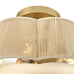 Petronia Hand-Wrapped Ceiling Light - 18"