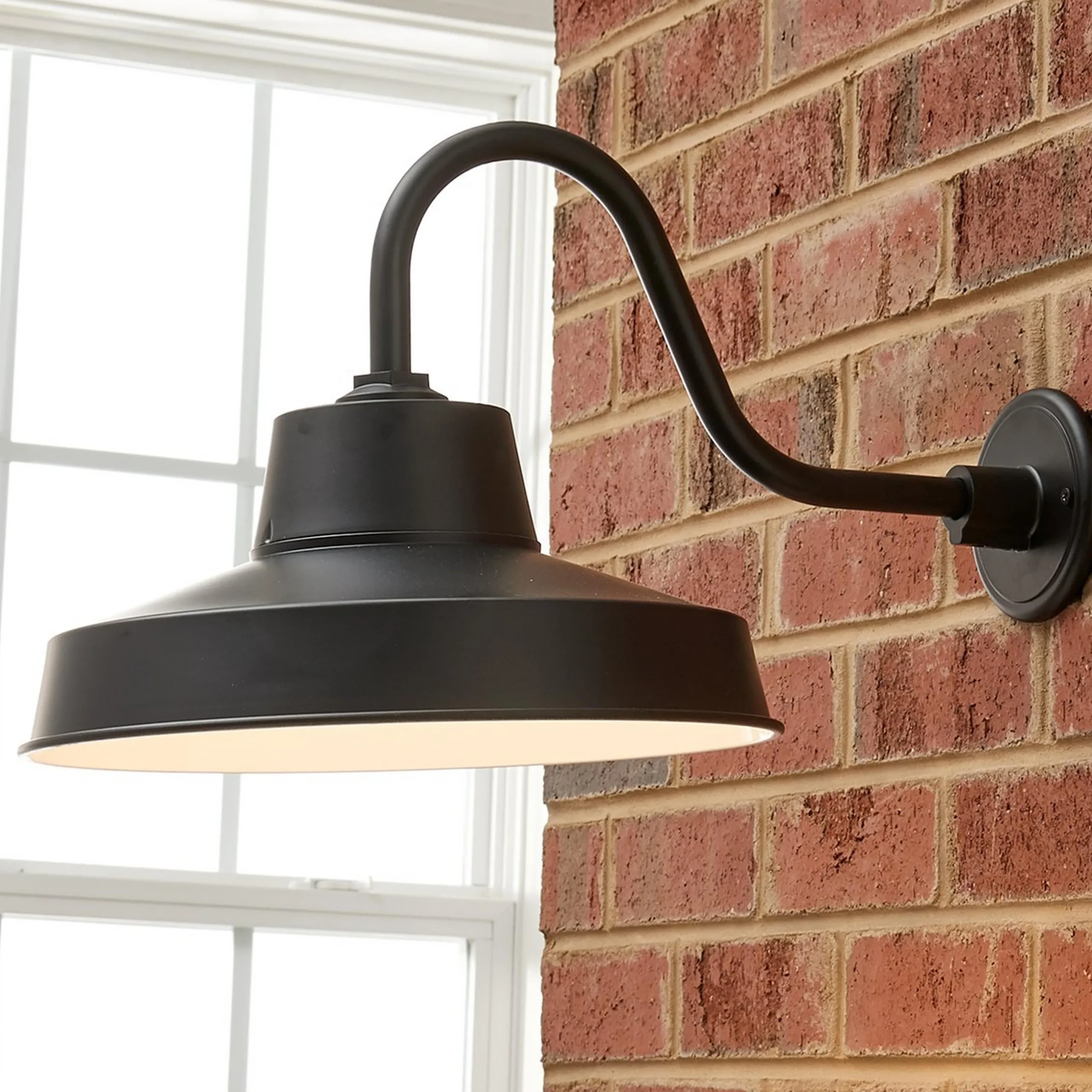 Polished Industrial Outdoor Sconce
