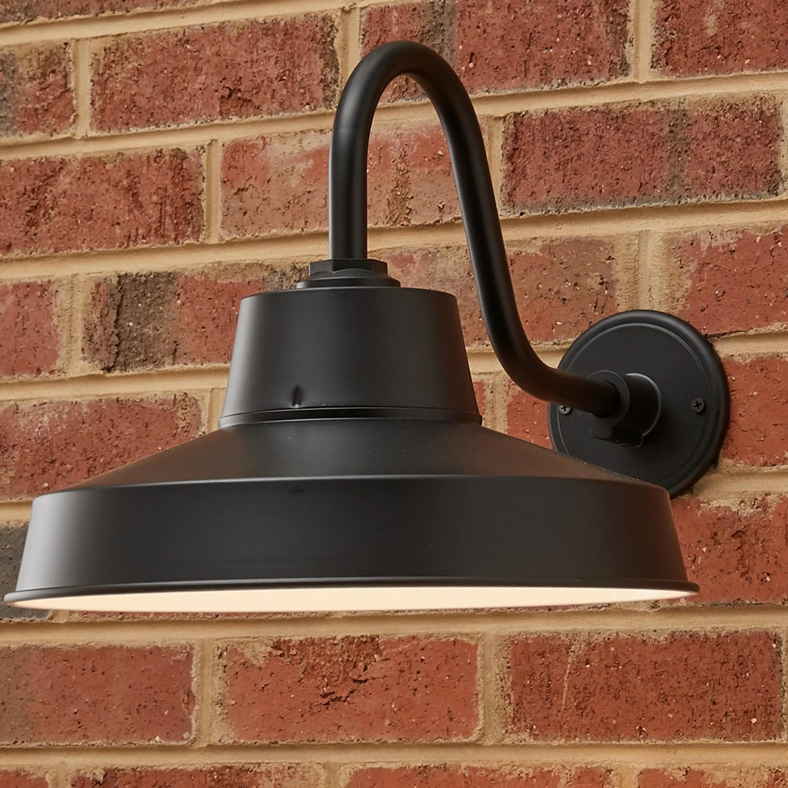 Polished Industrial Outdoor Sconce