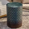 Pretty Pattern Ceramic Garden Stool