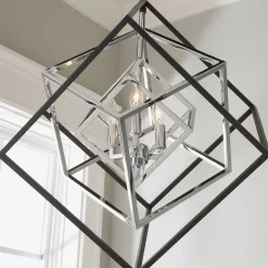 Prismatic Cubed Chandelier - 3 Light
