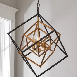 Prismatic Cubed Chandelier - 3 Light