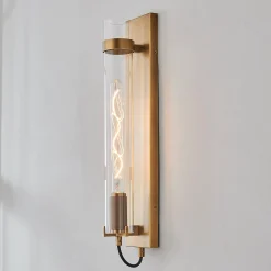 Pronged Sconce - Large - Clear