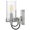 Pronged Vanity Light - 2 Light - Clear