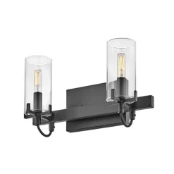Pronged Vanity Light - 2 Light - Clear