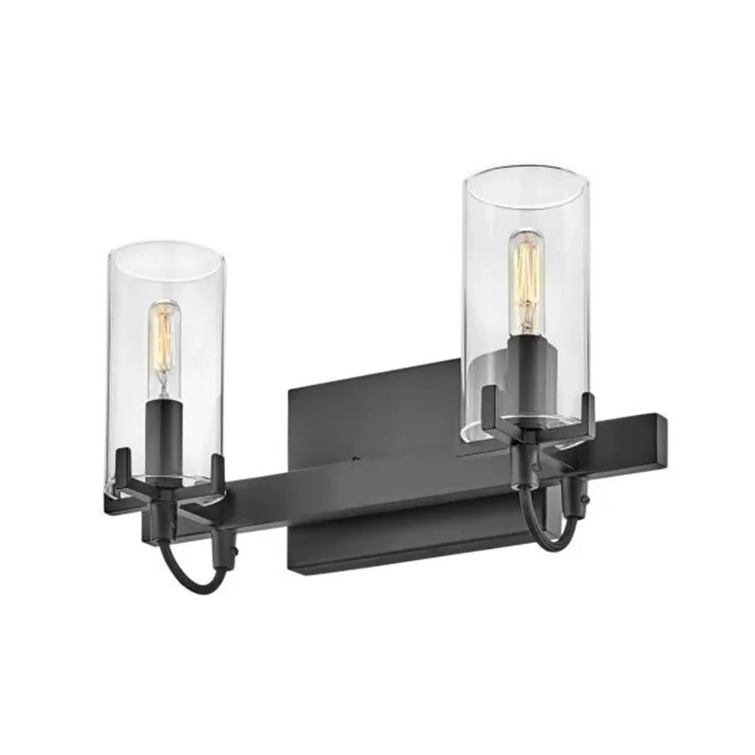 Pronged Vanity Light - 2 Light - Clear