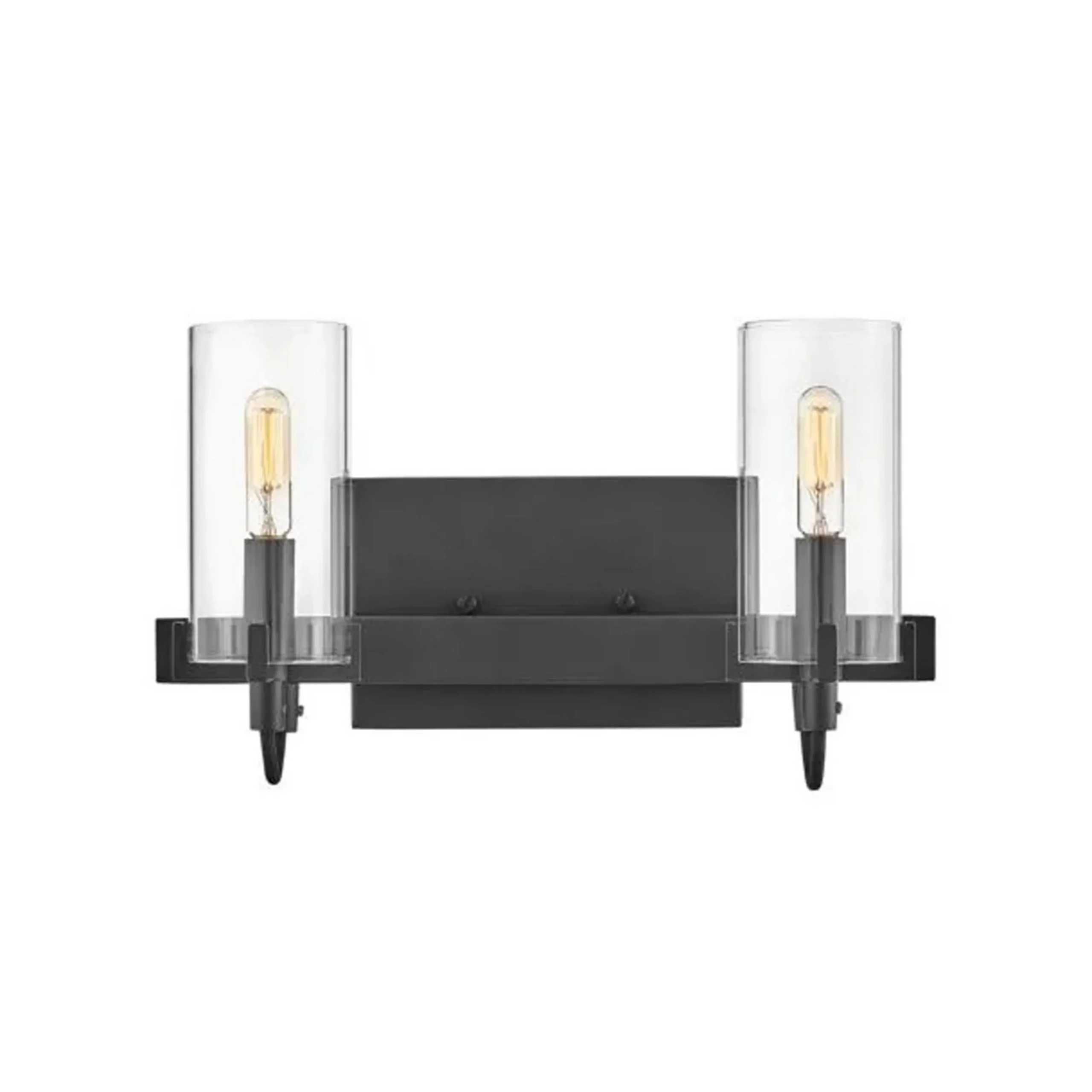 Pronged Vanity Light - 2 Light - Clear
