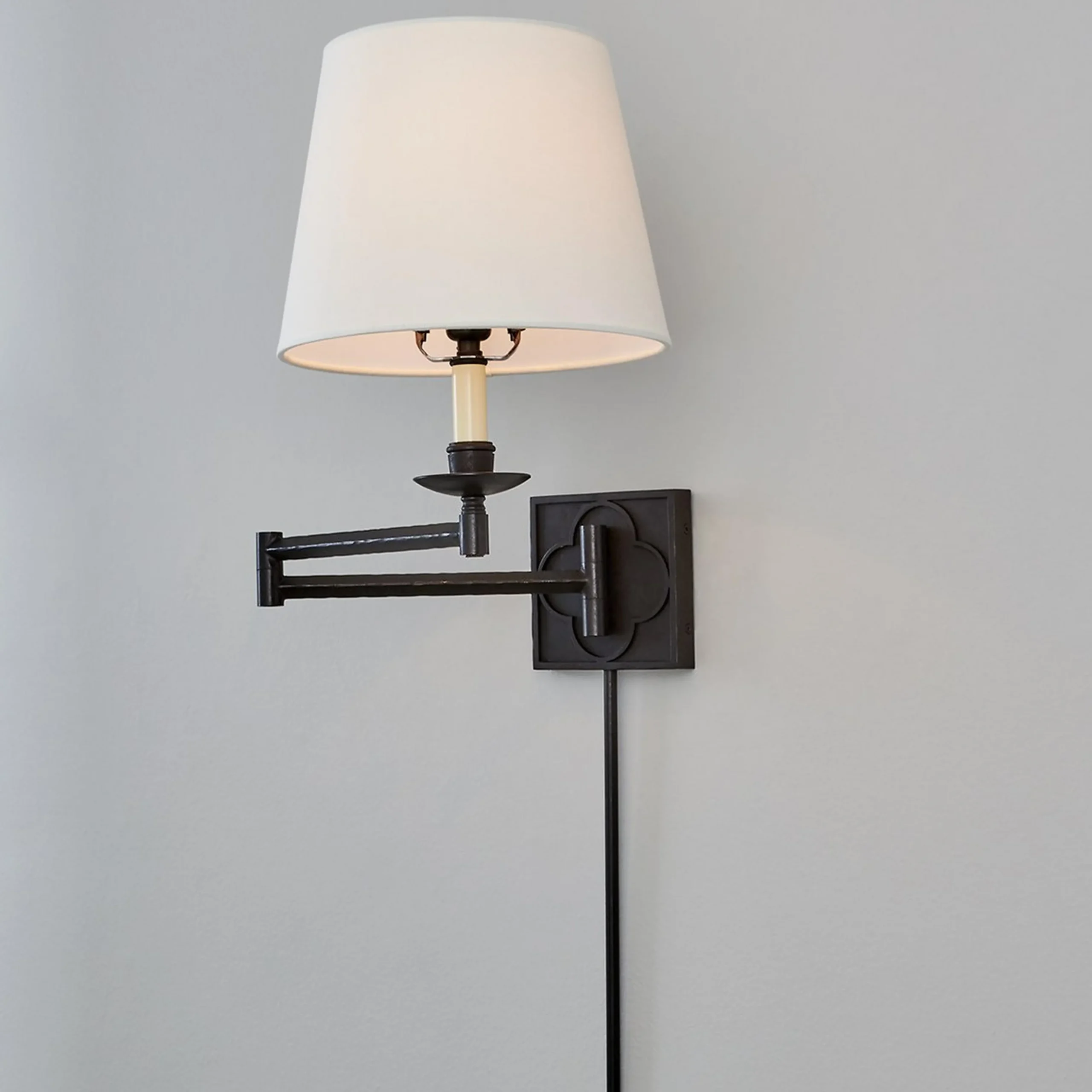 Quatrefoil Medallion Swing Arm