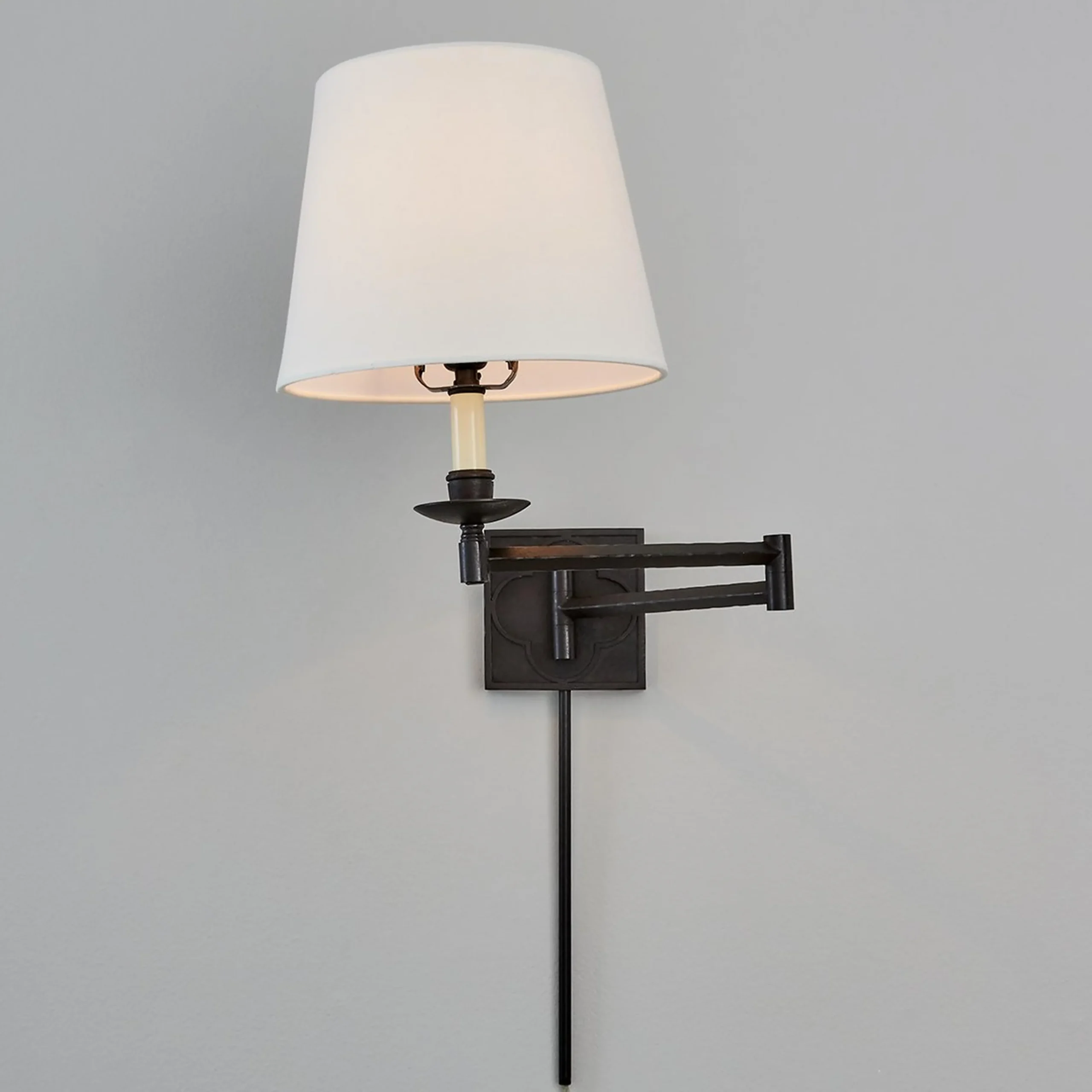 Quatrefoil Medallion Swing Arm