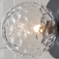 Quinn Bath Sconce - Clear Glass