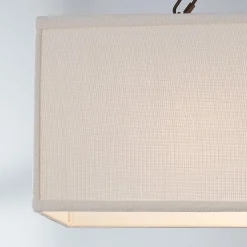 Rectangular Shade Island Chandelier