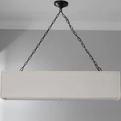 Rectangular Shade Island Chandelier
